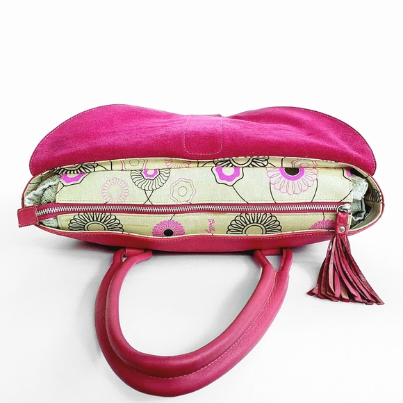 Hot Pink Billy Bag London Sachel - Picture 9 of 14